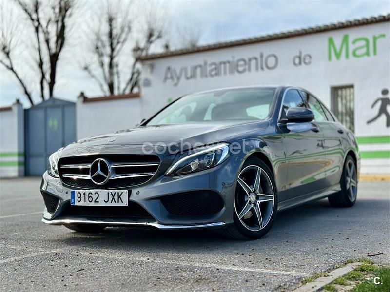 Käytetty Mercedes C220 AMG line 170 HP (125 kW) 2017 Harmaa Sedan
