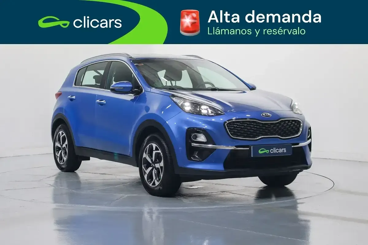 Usado Kia Sportage Plus 132 CV (97 kW) 2019 Azul SUV
