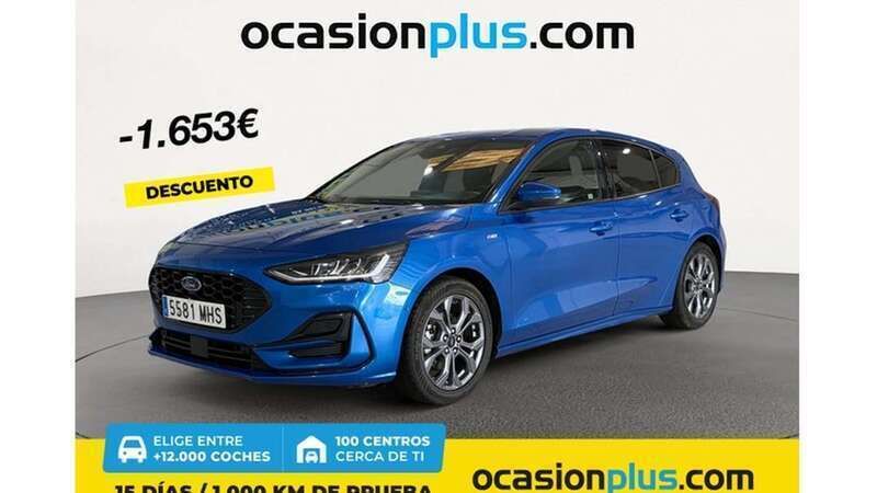 Azul Usado 2023 Ford Focus ST-Line Utilitario | 16.537 € (Buen precio) - Imagen 1/4