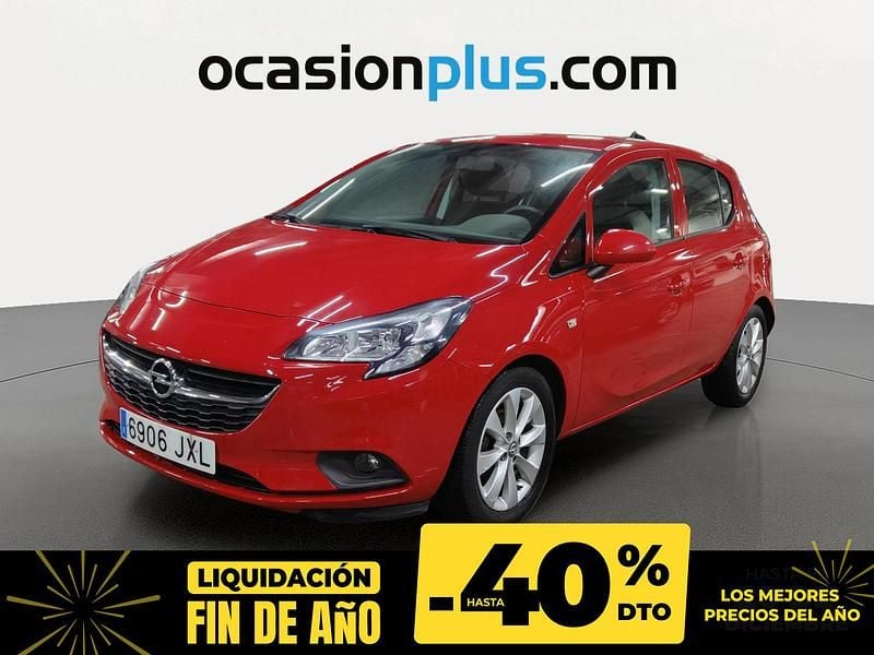 Rojo Usado 2017 Opel Corsa Selective Utilitario | 8788 € (Precio justo) - Imagen 1/4