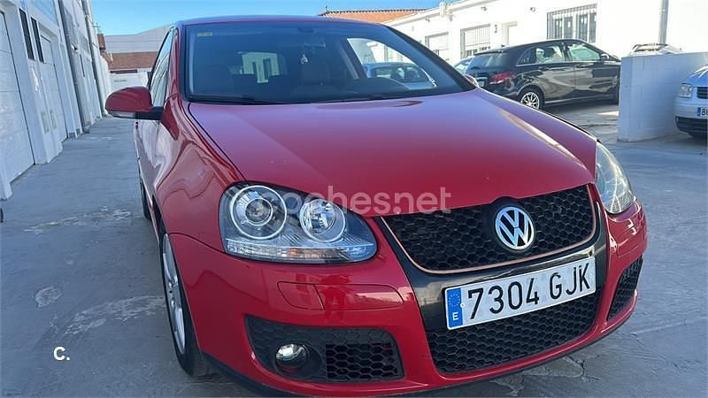 Rojo Usado 2008 VW Golf VI Highline Berlina | 3500 € (Precio justo) - Imagen 1/4