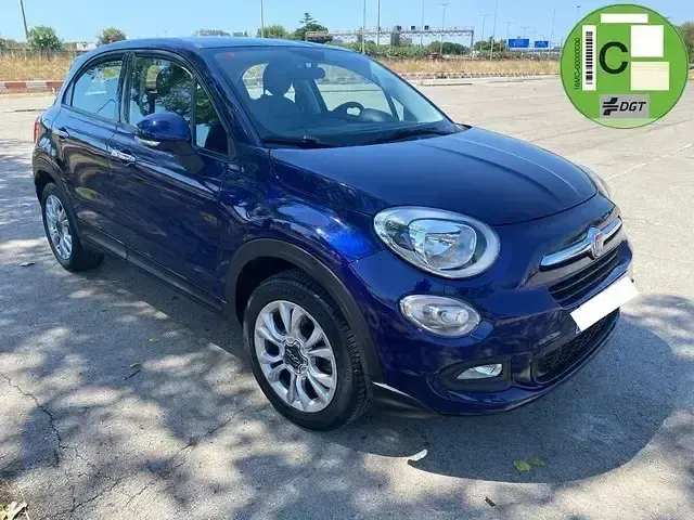 Usado Fiat 500X Lounge 110 CV (80 kW) 2016 Azul SUV