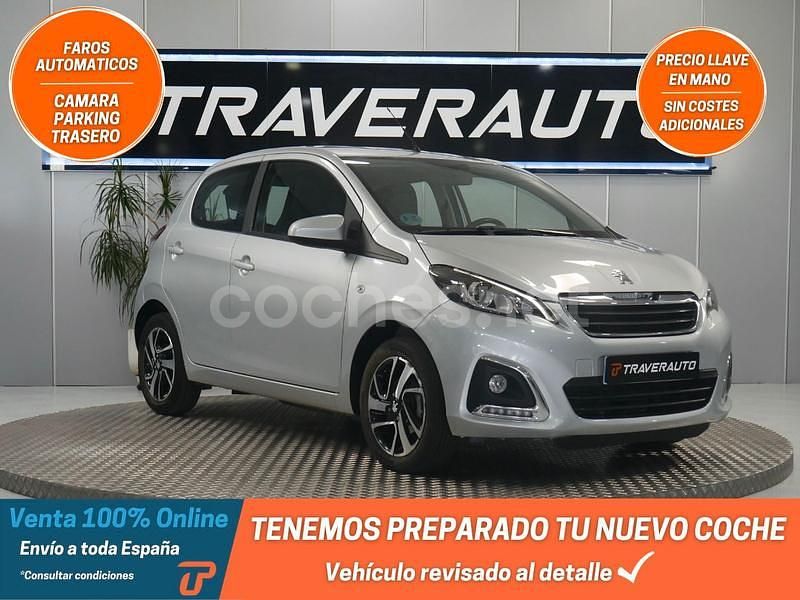 Gris / plata Usado 2021 Peugeot 108 Allure Utilitario | 10.990 € (Precio justo) - Imagen 1/4