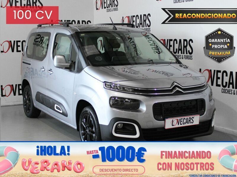 Gris Usado 2020 Citroën Berlingo Feel Monovolumen | 12.900 € - Imagen 1/3