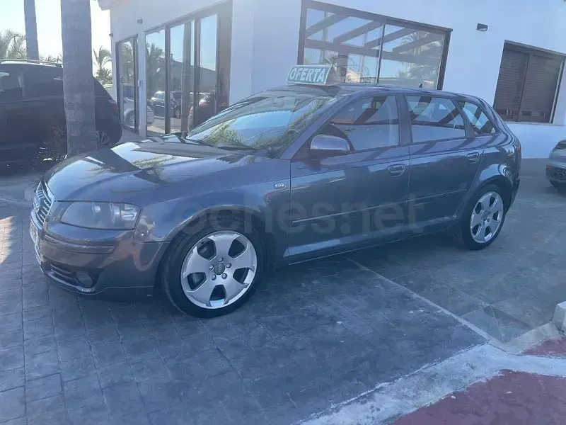 Usado Audi A3 Ambition 140 CV (102 kW) 2007 Gris / plata Utilitario