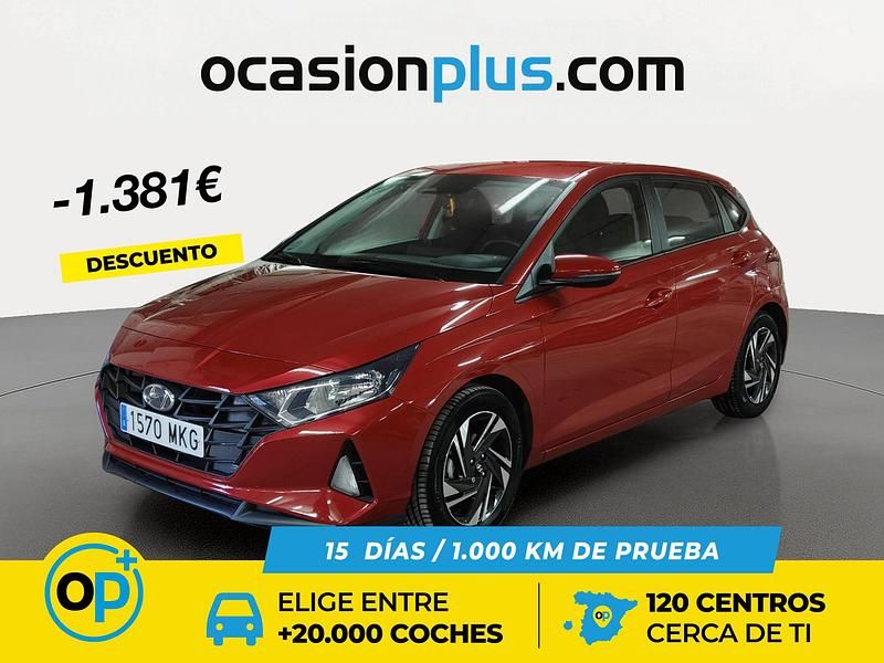 Rojo Usado 2023 Hyundai i20 | 15.200 € (Precio justo) - Imagen 1/4