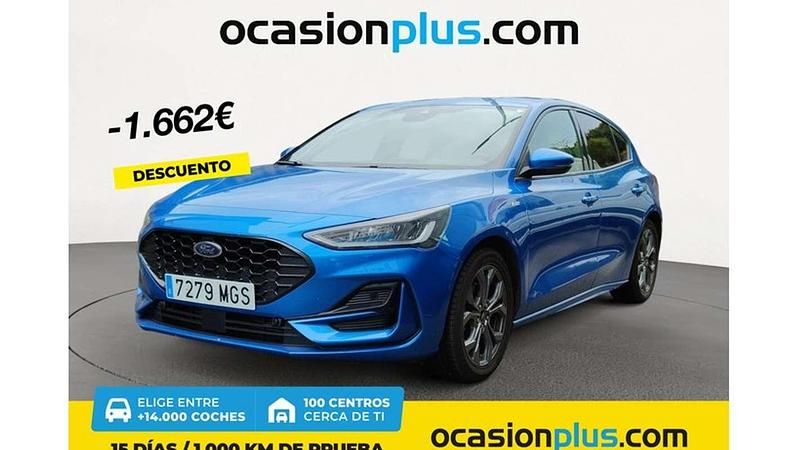Azul Usado 2023 Ford Focus ST-Line Utilitario | 16.628 € (Precio justo) - Imagen 1/4