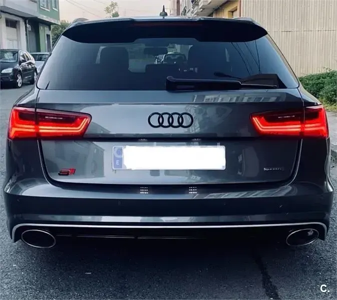Usado Audi A6 S-Line 272 CV (200 kW) 2015 Gris / plata Familiar