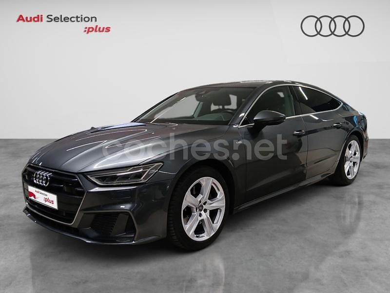 Gris / plata Usado 2019 Audi A7 Sportback S-Line Utilitario | 33.900 € (Un poco caro) - Imagen 1/4