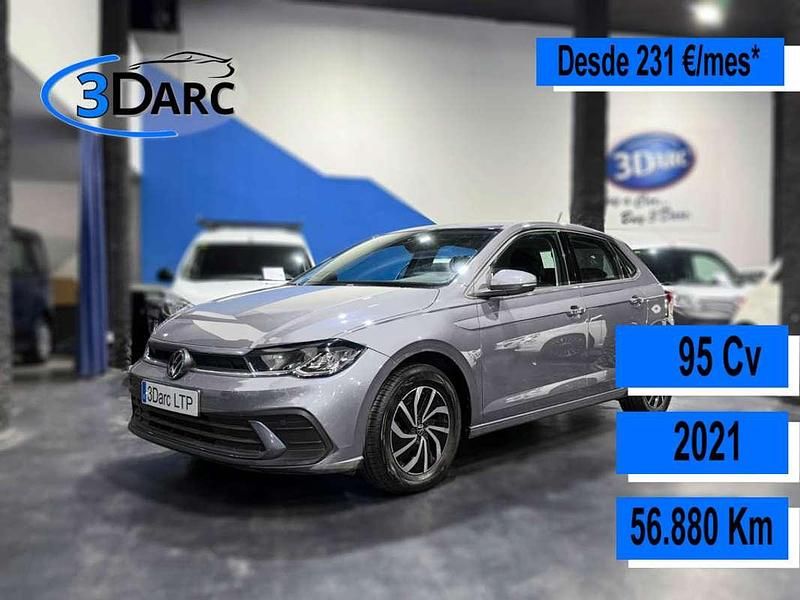 Plateado Usado 2021 VW Polo Life Utilitario | 12.864 € (Buen precio) - Imagen 1/4