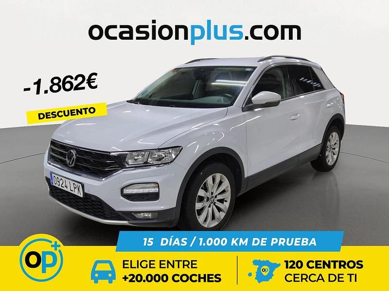 Gris Usado 2021 VW T-Roc Advance SUV | 20.490 € (Caro) - Imagen 1/4