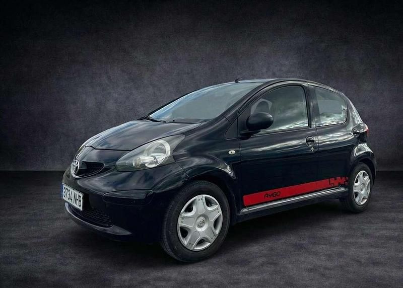 Usado Toyota Aygo 68 CV (50 kW) 2008 Negro Utilitario