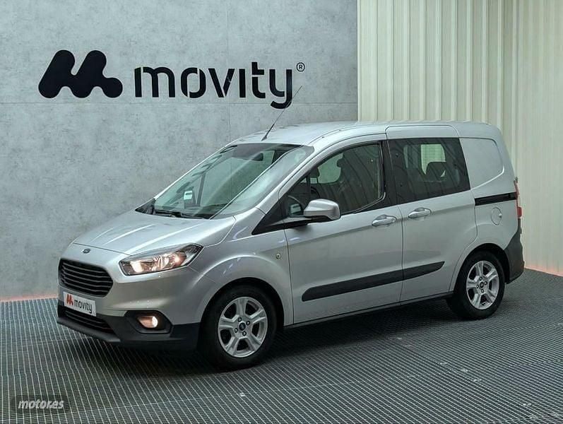 Gris Usado 2021 Ford Transit Trend Familiar | 11.990 € (Precio justo) - Imagen 1/4