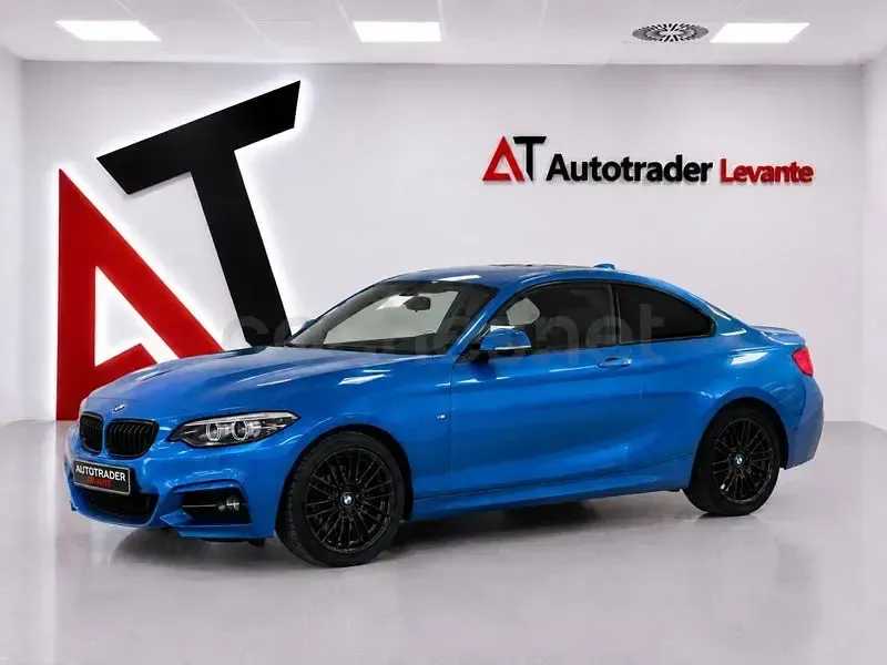 Usado BMW 218 Shadowline 150 CV (110 kW) 2018 Azul Coupe