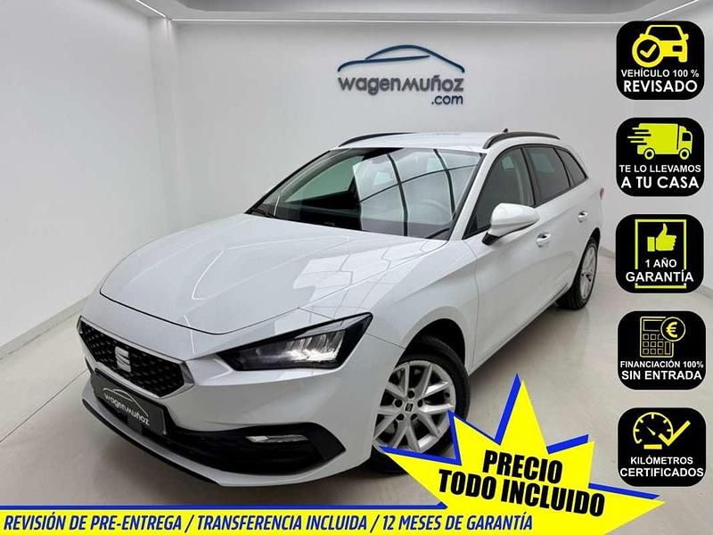 Blanco Usado 2021 Seat Leon ST Style Familiar | 16.400 € (Precio justo) - Imagen 1/4