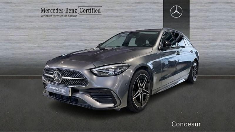Gris Usado 2025 Mercedes C220 Familiar | 47.900 € (Precio justo) - Imagen 1/4