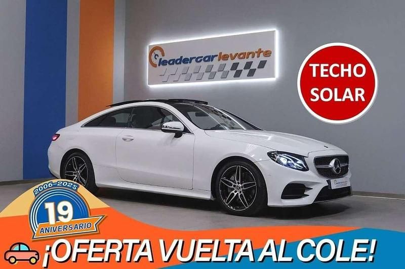Blanco Usado 2018 Mercedes E220 Coupe | 30.900 € (Precio justo) - Imagen 1/4