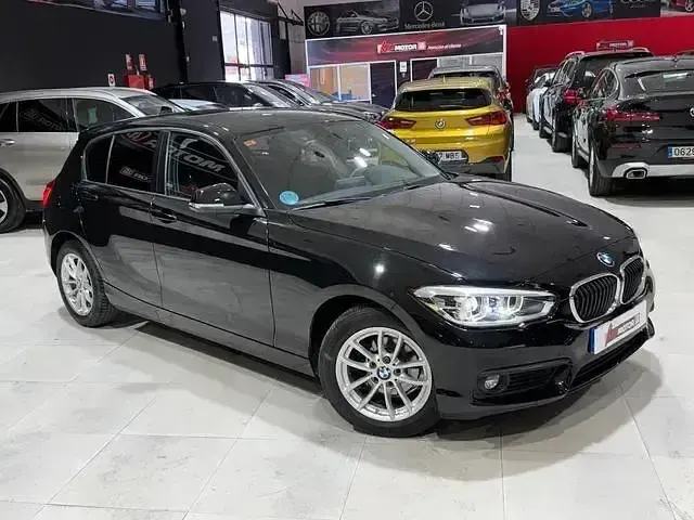 Usado BMW 116 116 CV (85 kW) 2017 Negro Utilitario