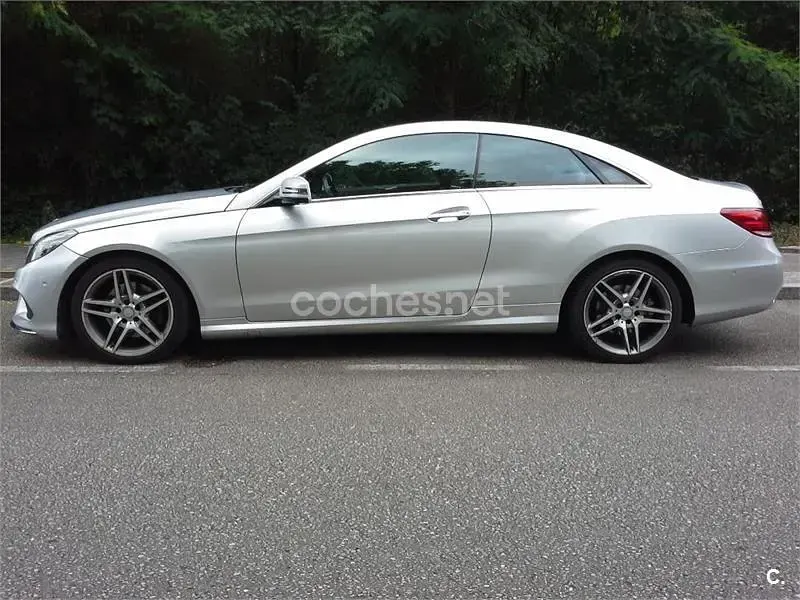 Usado Mercedes E350 252 CV (185 kW) 2013 Gris / plata Coupe