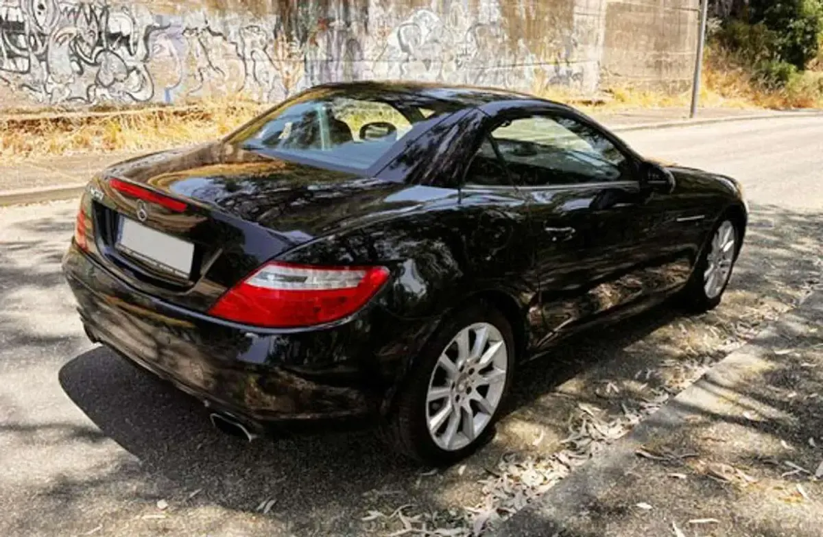 Usado Mercedes SLK200 AMG Edition 1 184 CV (135 kW) 2013 Negro Descapotable