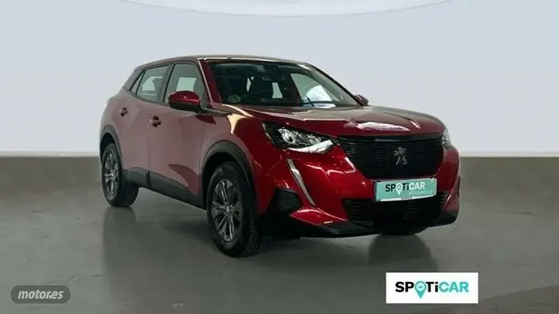 Usado Peugeot 2008 Active 100 CV (73 kW) 2021 Rojo SUV