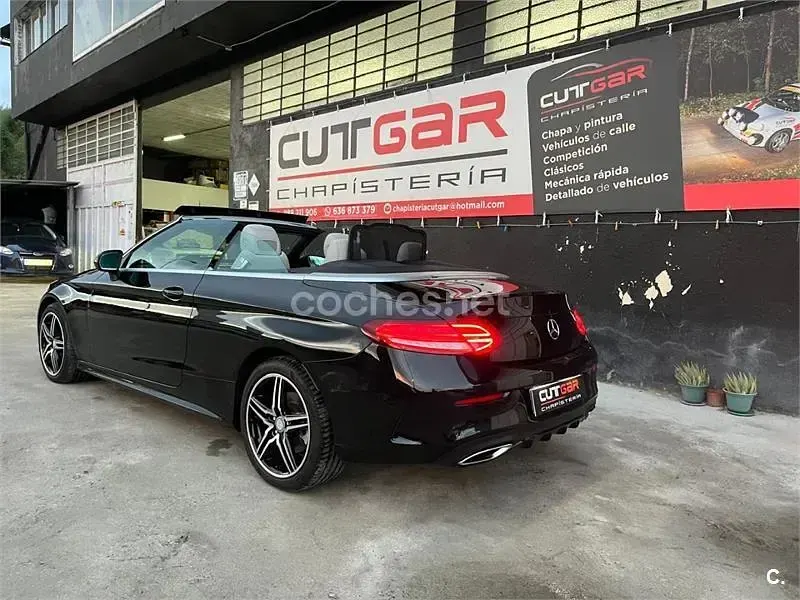 Usado Mercedes 200 184 CV (135 kW) 2016 Negro Descapotable