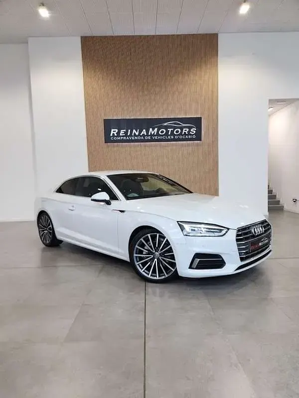 Usado Audi A5 190 CV (139 kW) 2018 Blanco Coupe