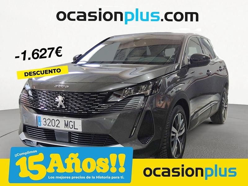 Gris / plata Usado 2023 Peugeot 3008 Allure SUV | 17.400 € (Precio justo) - Imagen 1/4