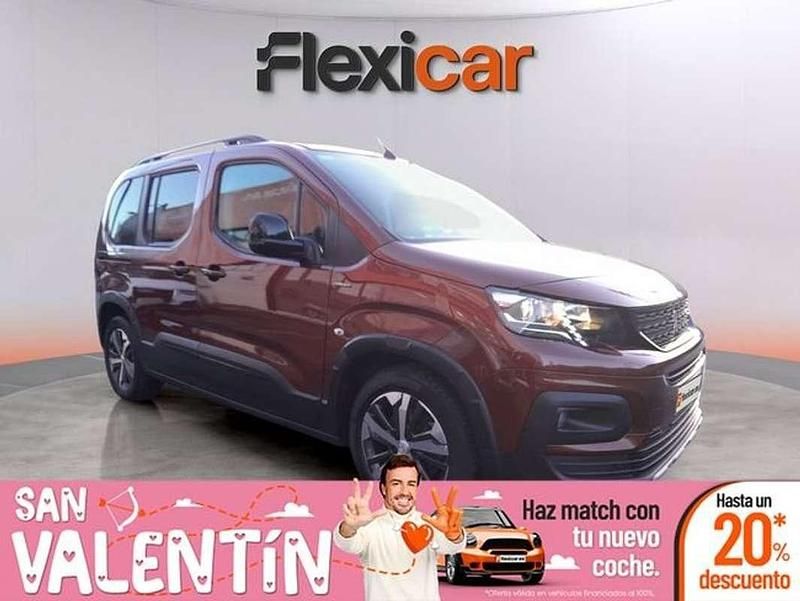 Usado Peugeot Rifter GT-line 131 CV (96 kW) 2020 Marrón Monovolumen