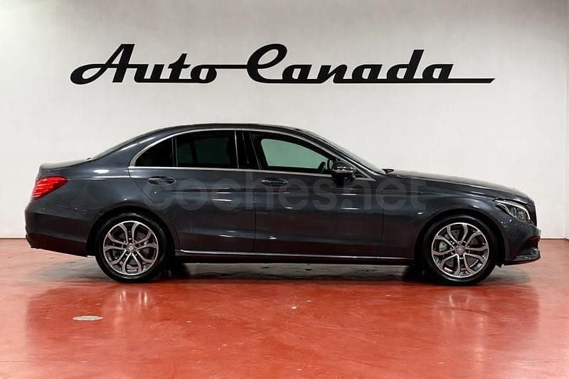 Usado Mercedes C350e Exclusive 279 CV (205 kW) 2015 Gris / plata Berlina