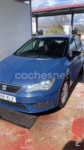 Usado Seat Leon XCELLENCE 125 CV (91 kW) 2018 Azul Berlina