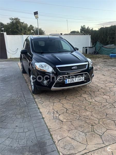 Usado Ford Kuga Titanium 136 CV (100 kW) 2009 Negro SUV