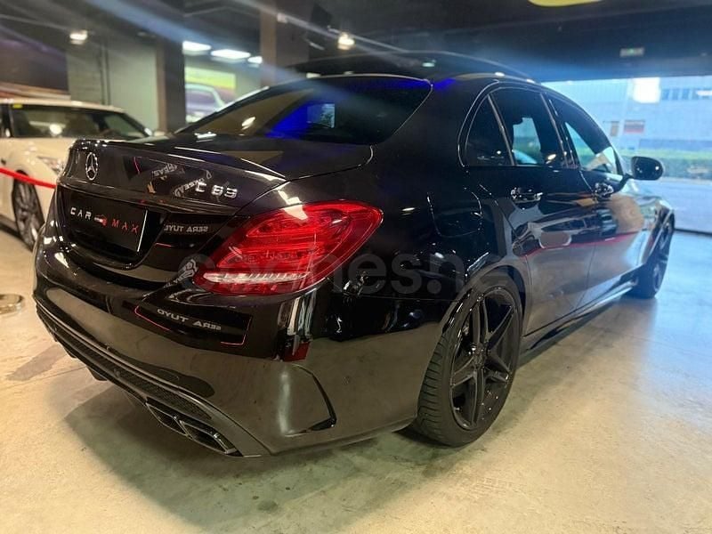 Usado Mercedes C63 AMG 476 CV (350 kW) 2017 Negro Berlina
