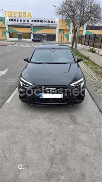 Usado Audi A3 150 CV (110 kW) 2021 Negro Berlina