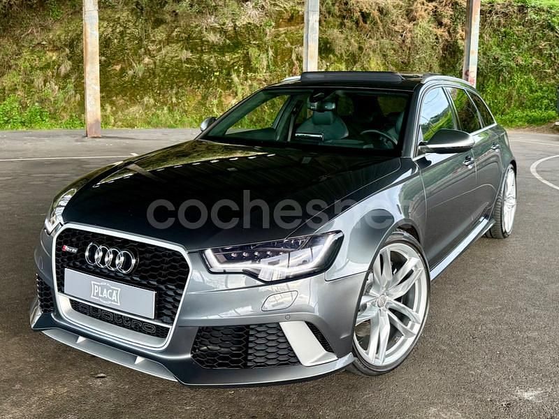Usado Audi RS6 Comfort 560 CV (411 kW) 2014 Gris / plata Familiar