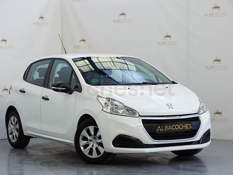 Usado Peugeot 208 Access 75 CV (55 kW) 2017 Blanco Utilitario