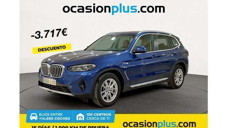Azul Usado 2022 BMW X3 xLine SUV | 35.364 € (Buen precio) - Imagen 1/4
