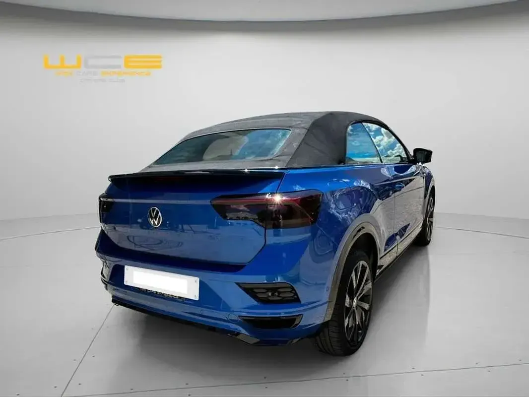 Usado VW T-Roc Cabriolet Style 150 CV (110 kW) 2021 Azul Descapotable