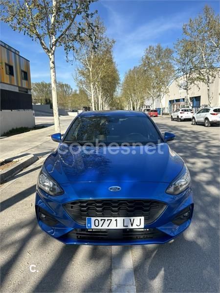 Azul Usado 2021 Ford Focus ST-Line X Berlina | 17.800 € (Buen precio) - Imagen 1/4