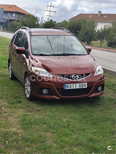 Usado Mazda 5 Sportive 143 CV (105 kW) 2008 Granate Monovolumen