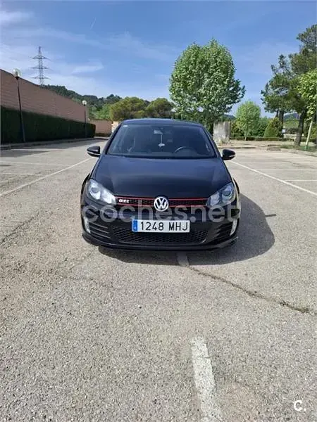 Usado VW Golf VII GTI 235 CV (172 kW) 2012 Negro Berlina