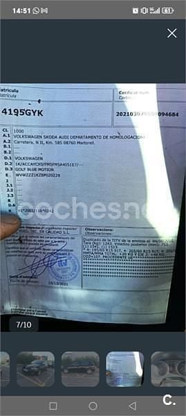 Usado VW Golf VI 105 CV (77 kW) 2011 Negro Utilitario