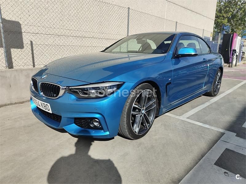 Usado BMW 420 190 CV (139 kW) 2017 Azul Descapotable