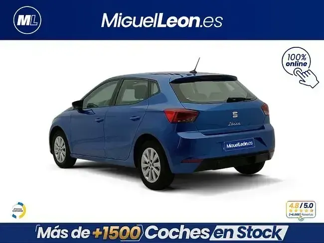 Usado Seat Ibiza Style 110 CV (80 kW) 2023 Azul Utilitario