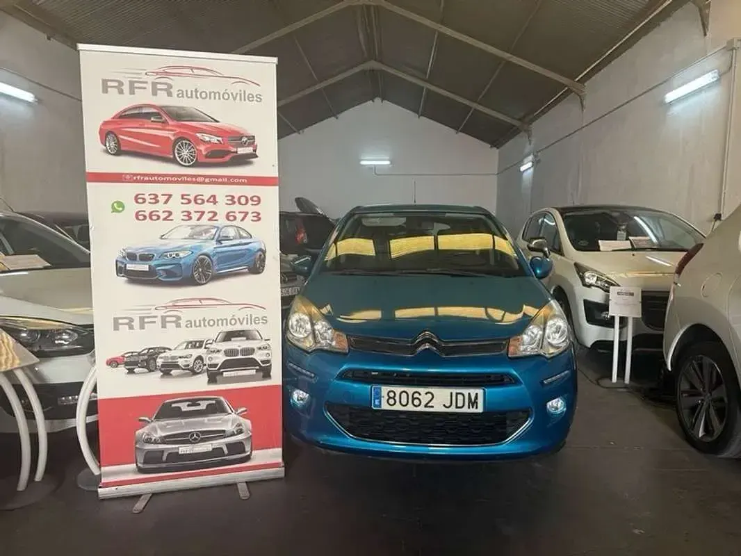 Usado Citroën C3 Seduction 68 CV (50 kW) 2015 Azul Utilitario