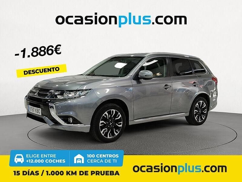 Gris Usado 2017 Mitsubishi Outlander P-HEV SUV | 20.750 € (Precio justo) - Imagen 1/4