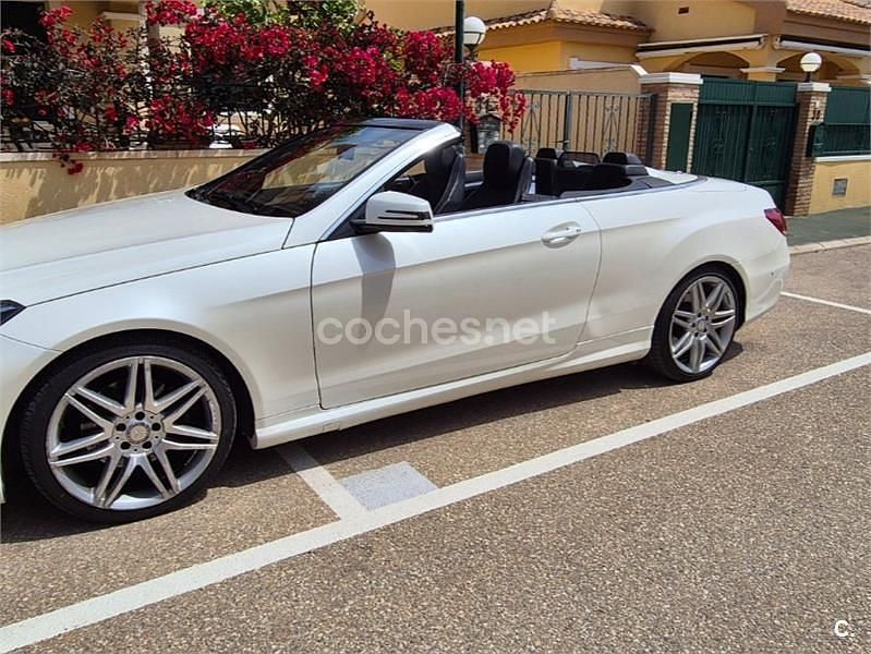 Blanco Usado 2014 Mercedes E250 Descapotable | 17.000 € (Precio justo) - Imagen 1/4
