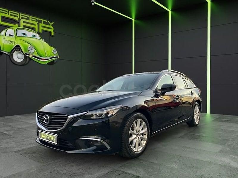 Usado Mazda 6 Style 150 CV (110 kW) 2015 Negro Familiar