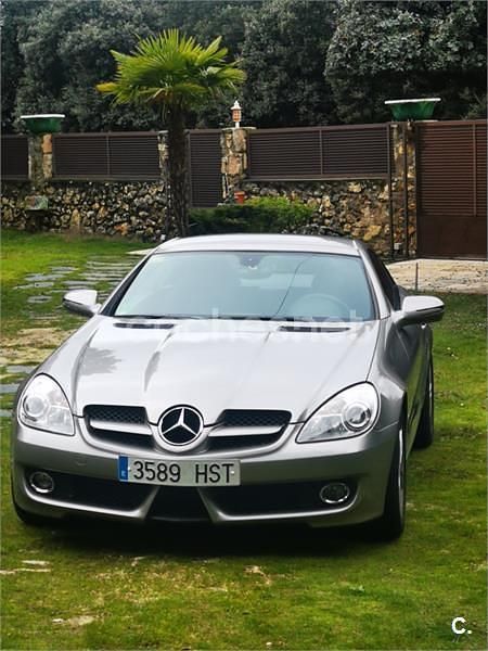 Usado Mercedes SLK200 184 CV (135 kW) 2008 Gris / plata Descapotable