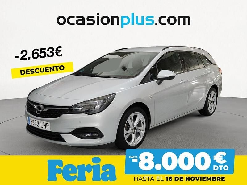 Gris / plata Usado 2021 Opel Astra Ultimate Familiar | 11.150 € (Precio justo) - Imagen 1/4